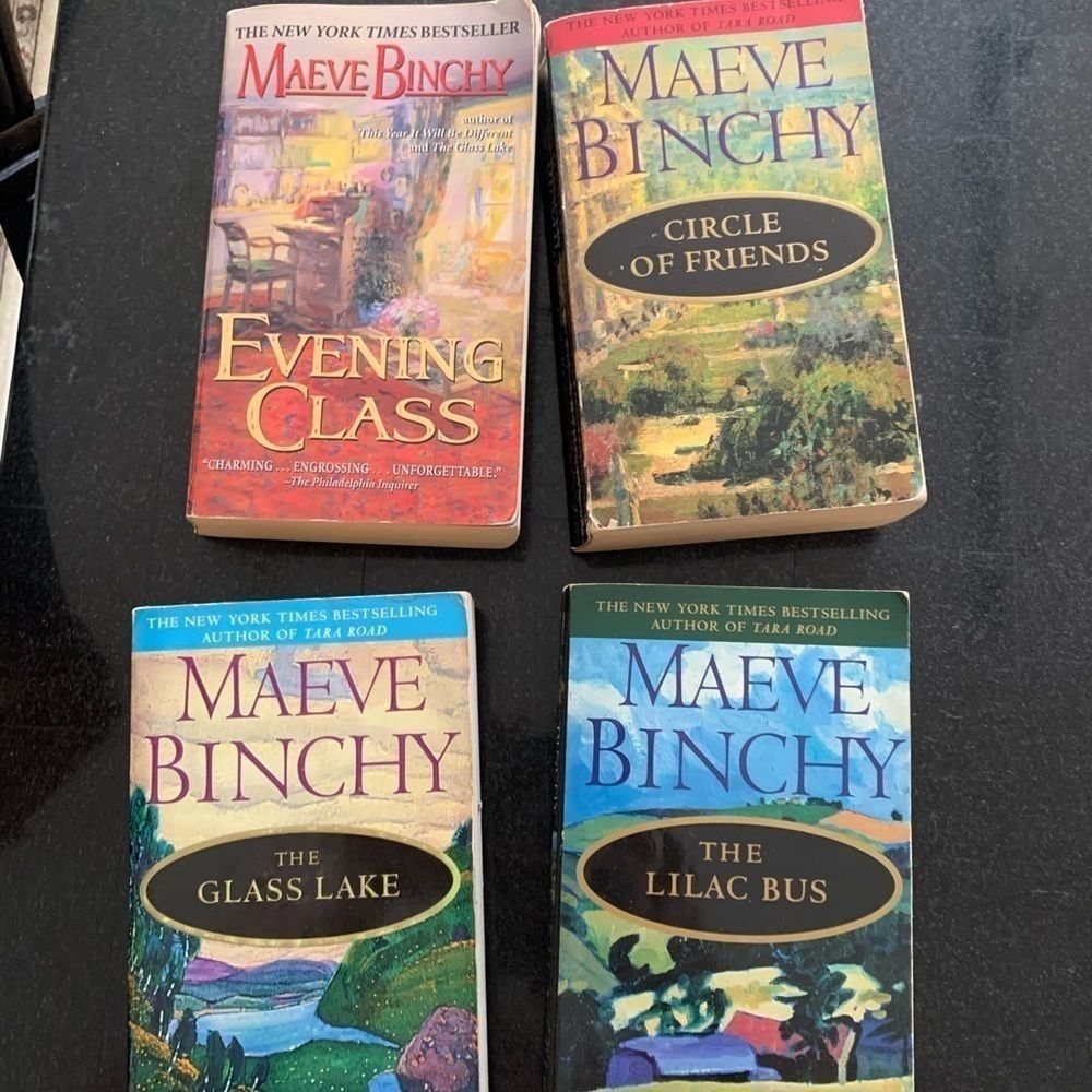 4-pack bundle:gently used Maeve Binchy books